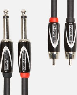 Roland RCC-3-2R28 3FT / 1M Interconnect Cable, Dual RCA-1/4 Roland RCC-3-2R28 3FT / 1M Interconnect Cable, Dual RCA-1/4