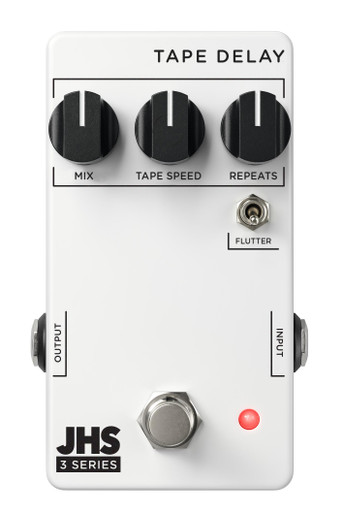 JHS Pedals Flight Delay Pedal With Tap Tempo in White - Andertons