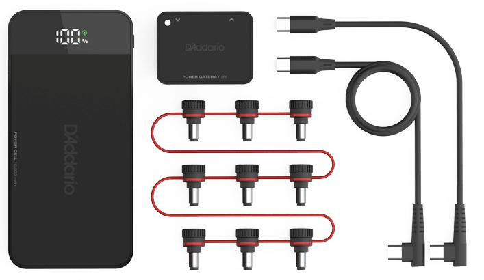 D'Addario XPND Pedal Power Battery Kit with International Plugs