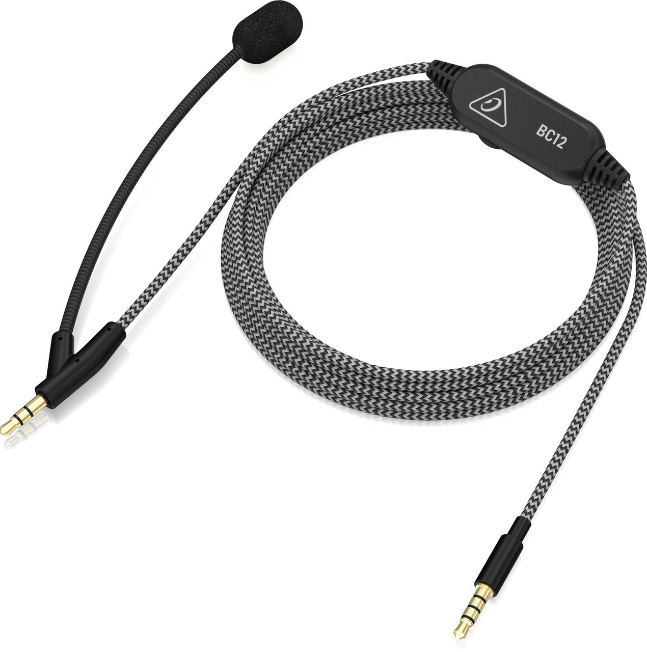 Behringer BC12 Premium Headphone Cable with Boom Microphone and In-Line Control Behringer BC12 Premium Headphone Cable with Boom Microphone and In-Line Control