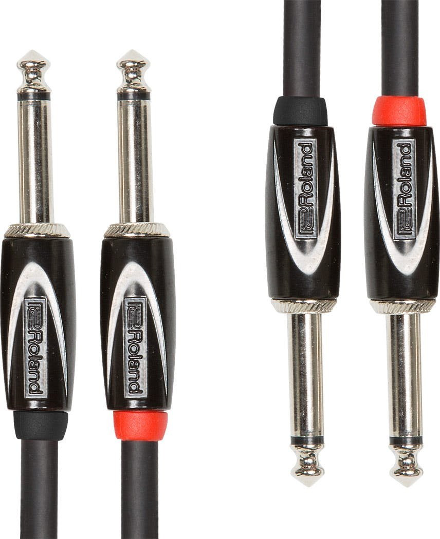 Roland RCC-15-2814 Black Series 15ft/4.5m Interconnect Cable, Dual 1/4" Roland RCC-15-2814 Black Series 15ft/4.5m Interconnect Cable, Dual 1/4"