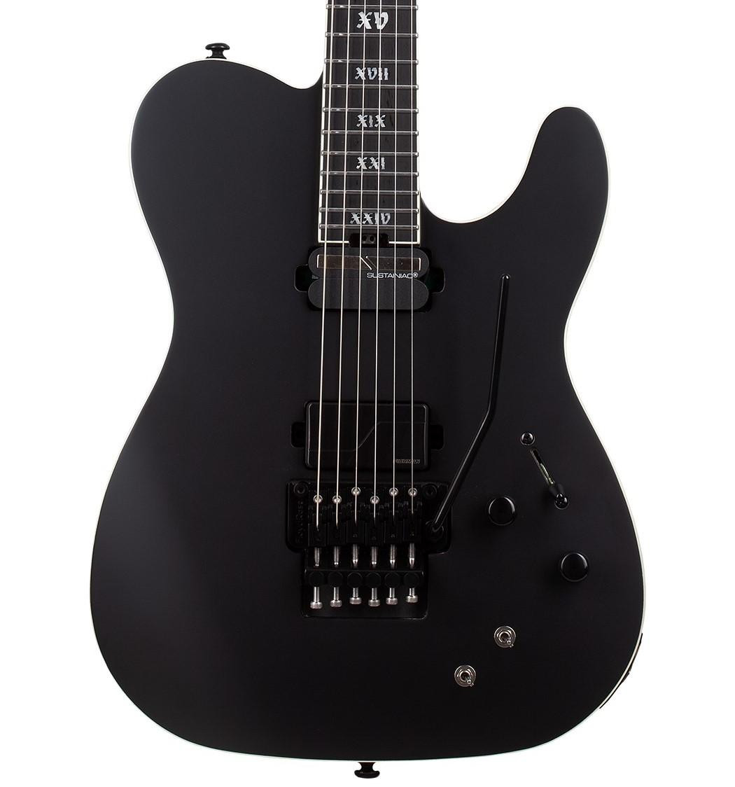 Schecter Solo-II S in PT 7 FR-S SLS Elite Evil Twin Satin Black