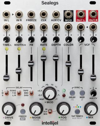 Intellijel Quadratt 1U - Quad Attenuverter - Eurorack Module