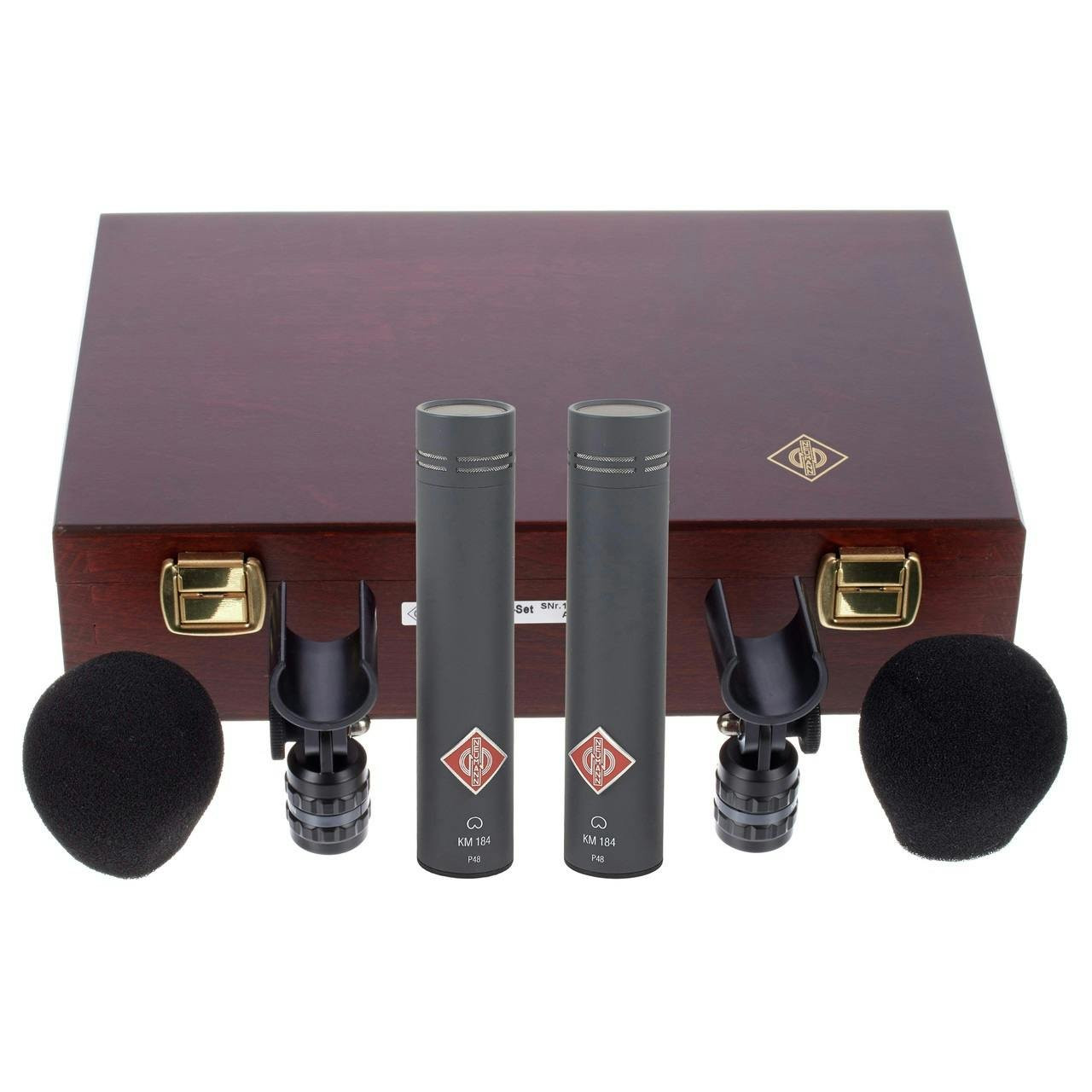Neumann KM184 Stereo Mic Set in Black Neumann KM184 Stereo Mic Set in Black