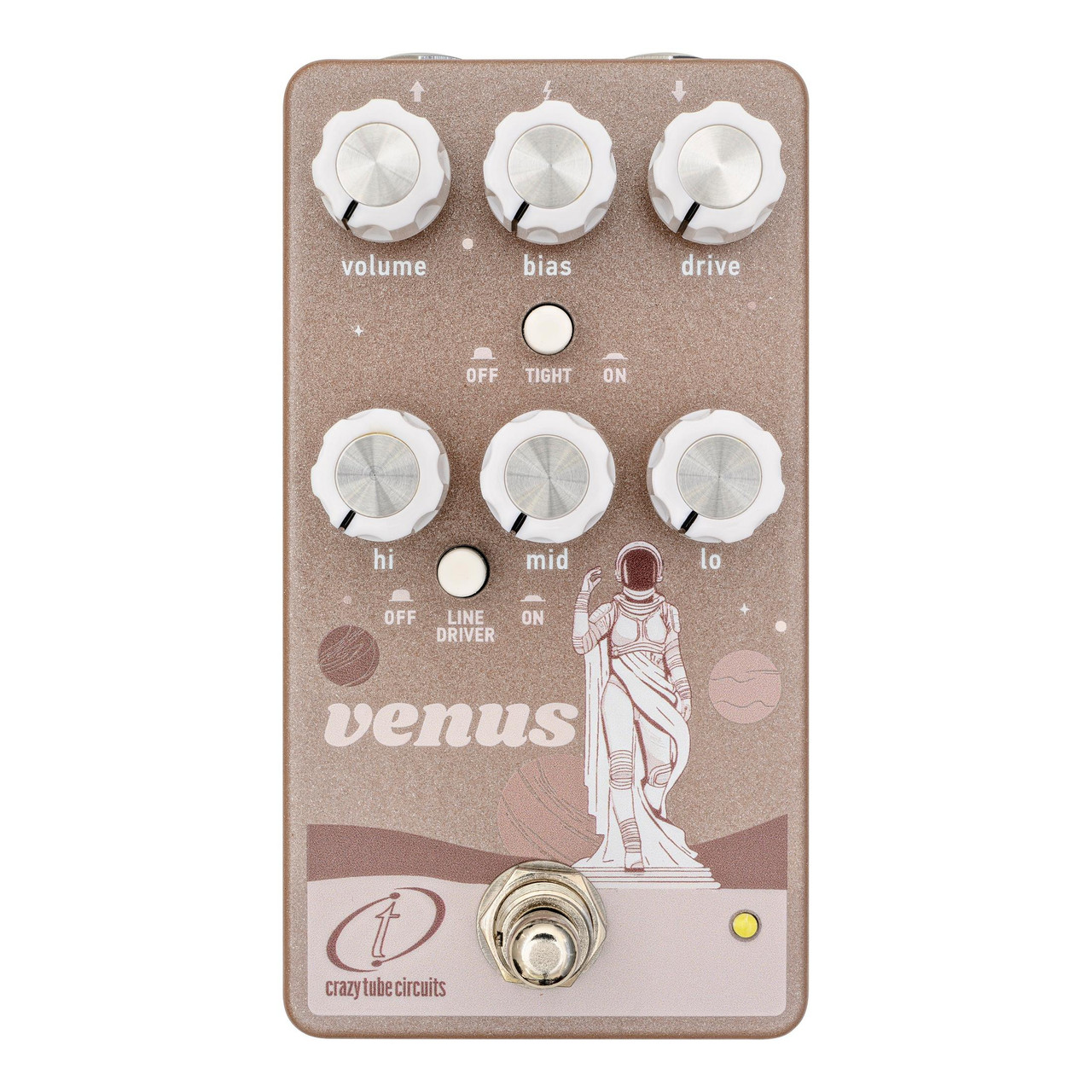 Crazy Tube Circuits VENUS Tube Overdrive Distortion FX Pedal Crazy Tube Circuits VENUS Tube Overdrive Distortion FX Pedal