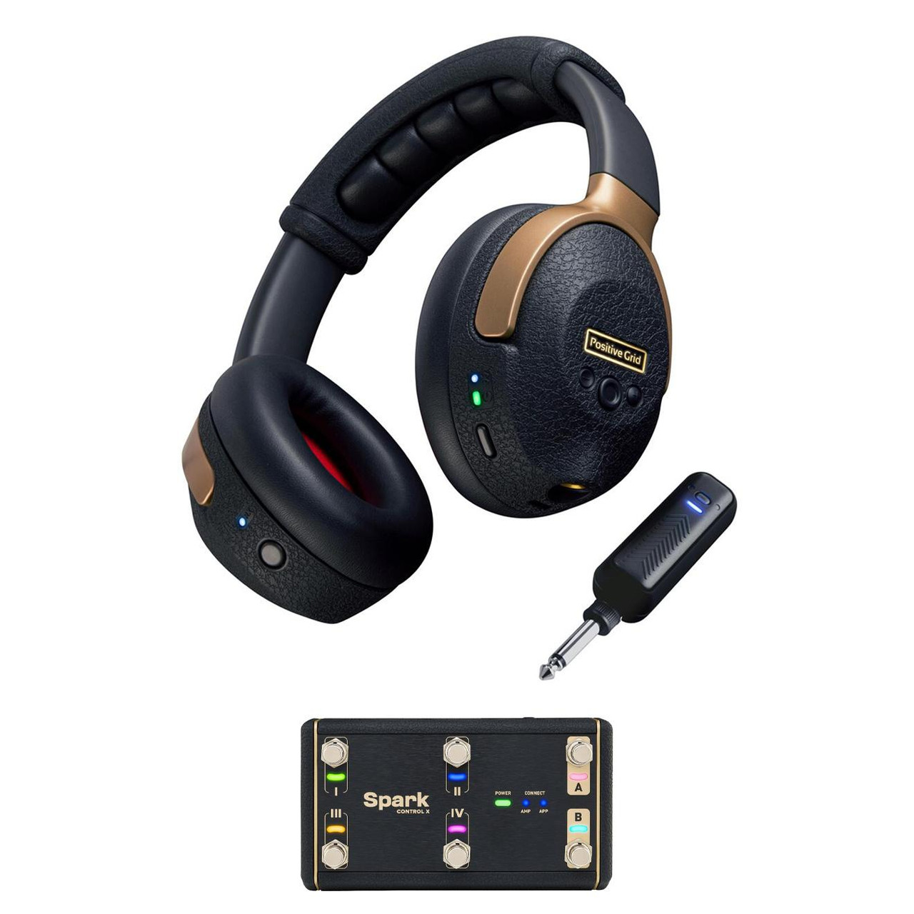 Positive Grid Spark NEO Wireless Smart Guitar Headphone Amp With Control X Footswitch Positive Grid Spark NEO Wireless Smart Guitar Headphone Amp With Control X Footswitch
