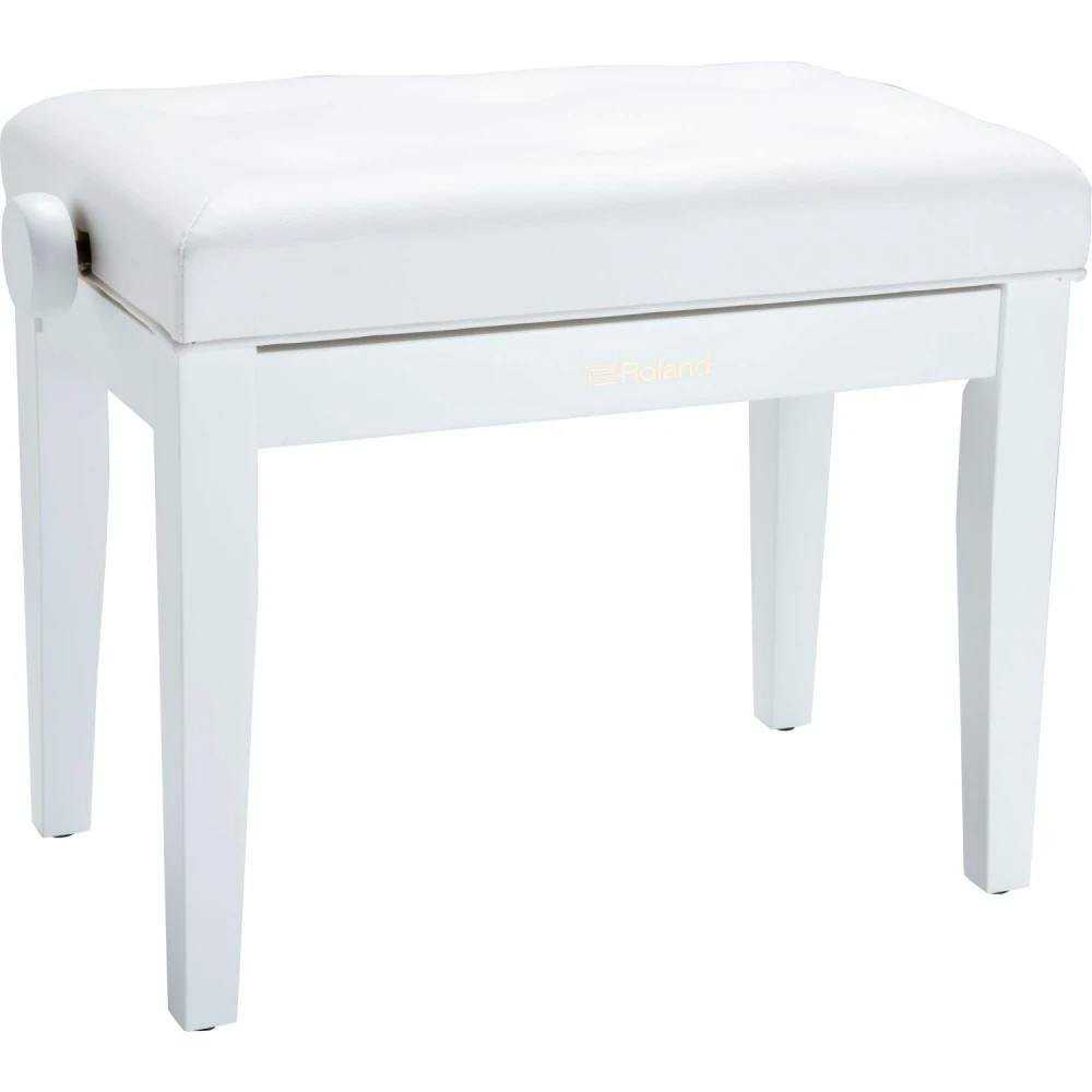 Roland RPB-300WH Piano Bench in Satin White with Vinyl Seat Roland RPB-300WH Piano Bench in Satin White with Vinyl Seat