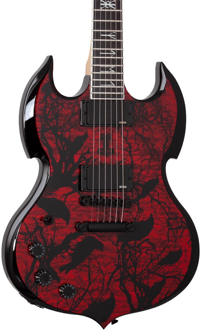 Wylde Audio Left Handed Barbarian in Blood Raven Wylde Audio Left Handed Barbarian in Blood Raven