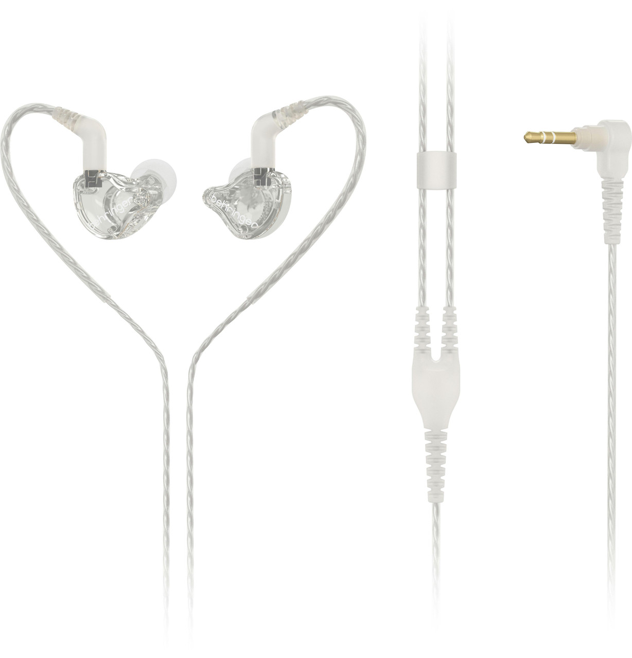 Behringer MO240-CL PRO Dual-Driver In-Ear Monitoring Earphones in Clear Behringer MO240-CL PRO Dual-Driver In-Ear Monitoring Earphones in Clear