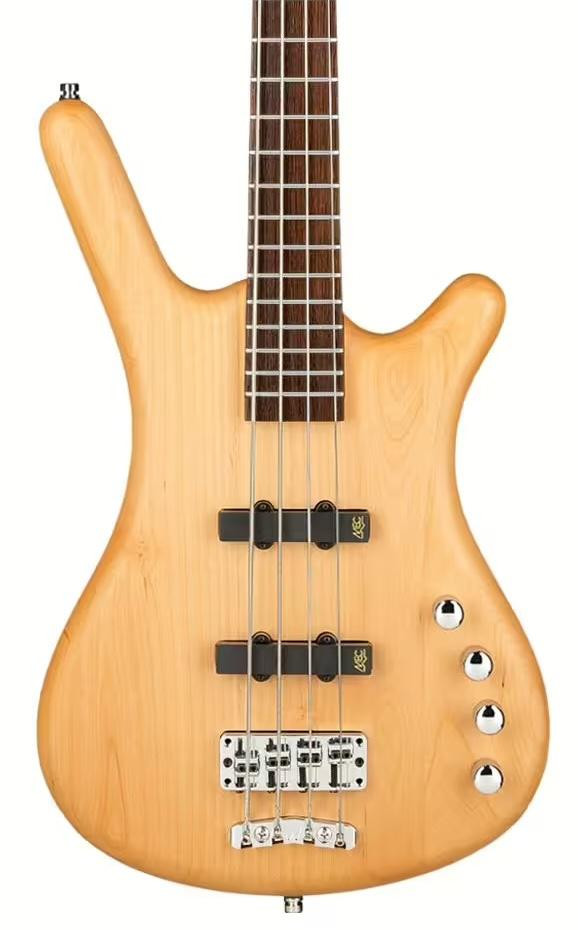 Warwick RockBass Guitar Corvette Basic 4-String Bass Guitar in Natural Transparent Warwick RockBass Guitar Corvette Basic 4-String Bass Guitar in Natural Transparent
