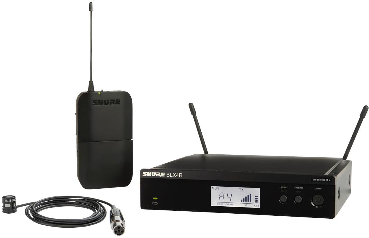 Shure BLX14R/W85M Wireless Rack-mountable Presenter System with WL185 Lavalier Microphone Shure BLX14R/W85M Wireless Rack-mountable Presenter System with WL185 Lavalier Microphone