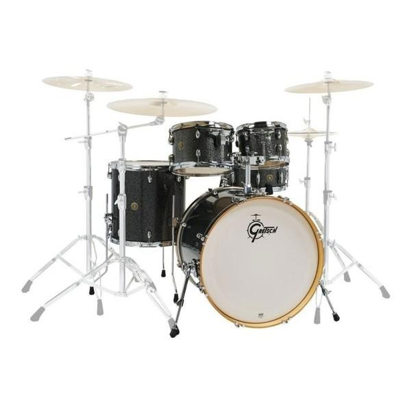 Gretsch Catalina Maple 22" Acoustic Drum Kit in Black Stardust Gretsch Catalina Maple 22" Acoustic Drum Kit in Black Stardust