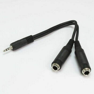 Andertons Pro Sound 3.5mm Stereo Jack to 2 x 6.3mm Stereo Sockets Andertons Pro Sound 3.5mm Stereo Jack to 2 x 6.3mm Stereo Sockets
