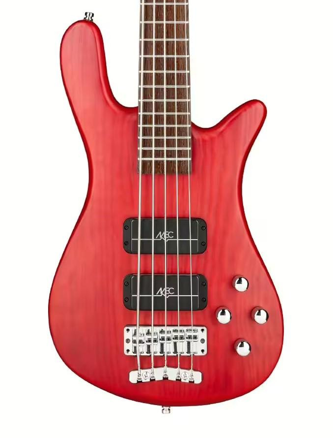 Warwick RockBass Guitar Streamer LX 4-String Bass Guitar in Red