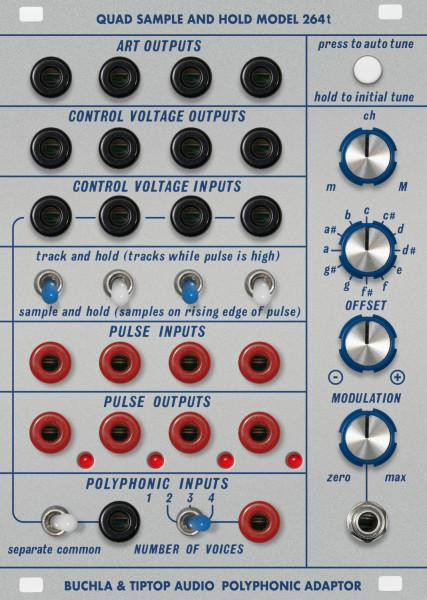 Buchla & Tiptop Audio Quad Sample & Hold / Polyphonic Adapter Model 264t Buchla & Tiptop Audio Quad Sample & Hold / Polyphonic Adapter Model 264t