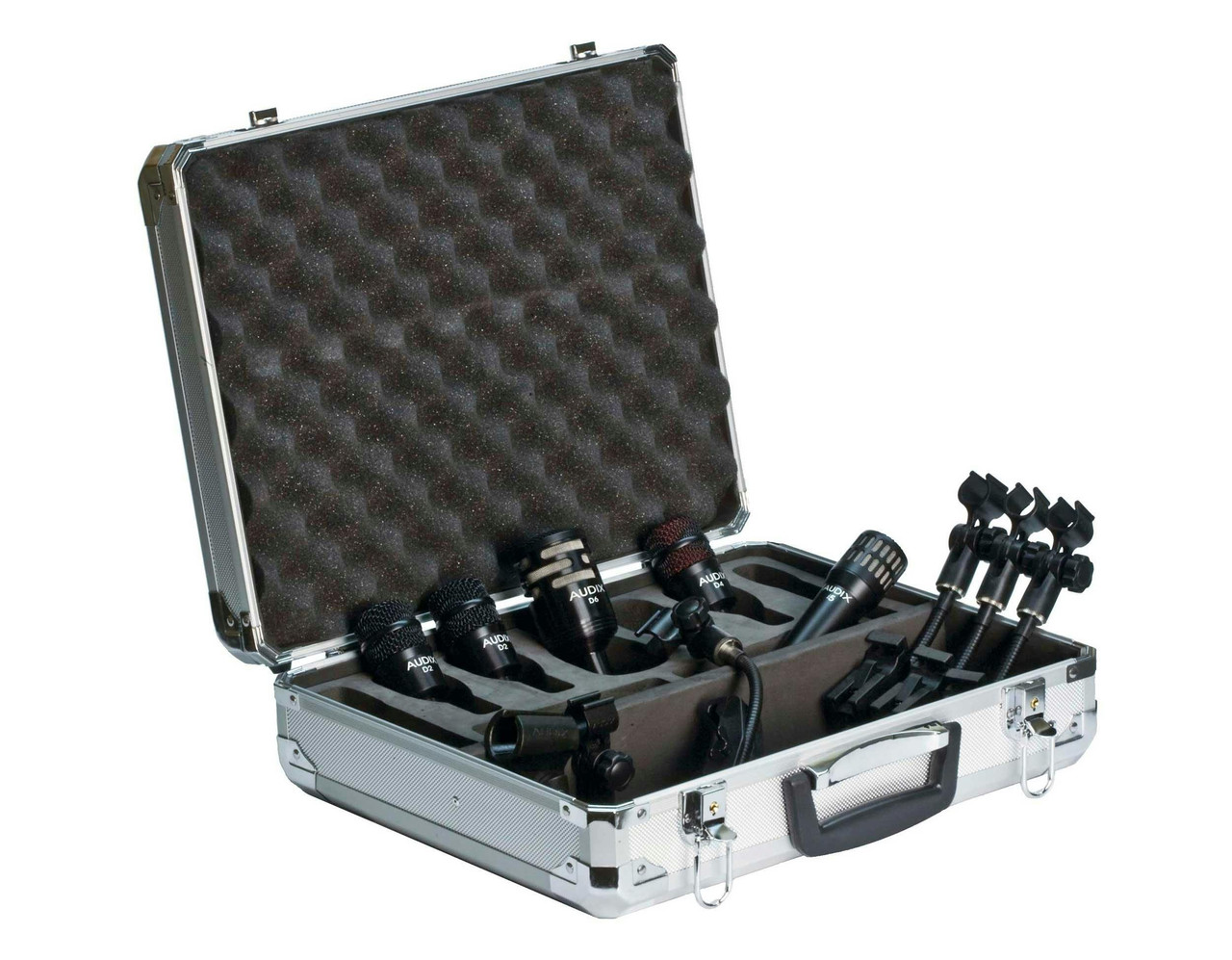 Audix 5 Piece Mic Pack - 1 x i5, 2 x D2, 1 x D4, 1 x D6, 4 x Audix 5 Piece Mic Pack - 1 x i5, 2 x D2, 1 x D4, 1 x D6, 4 x
