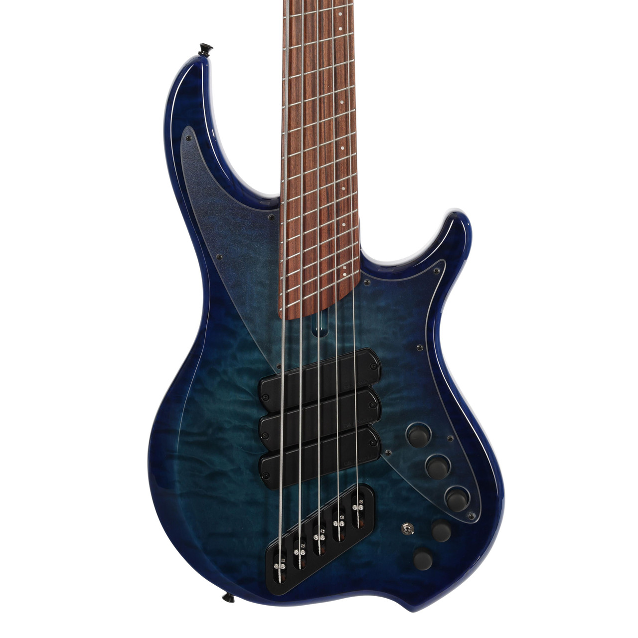 Dingwall Combustion Nashville Edition 5-String Bass Guitar in Quilted Indigoburst, Pau Ferro Board
