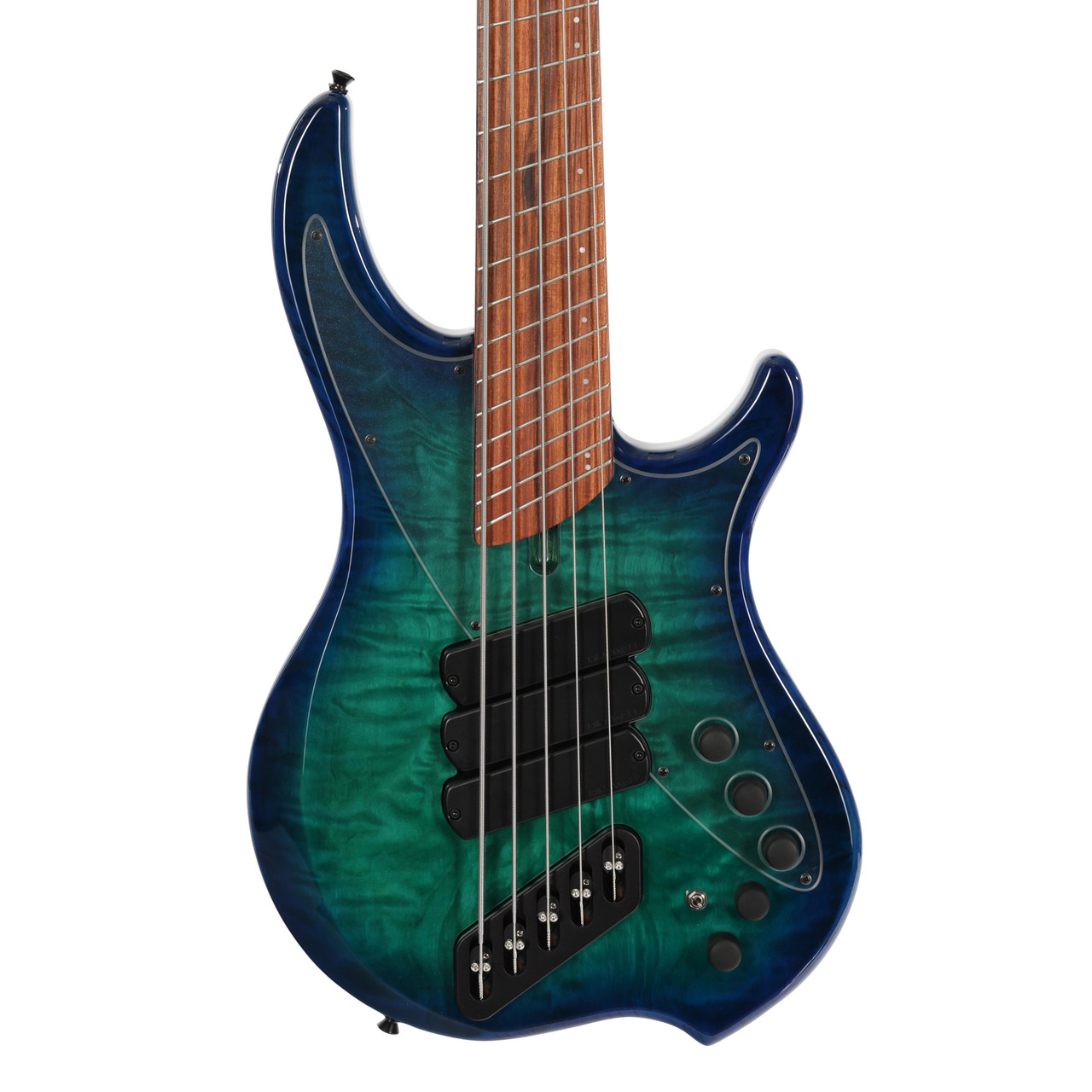 Dingwall Combustion Nashville Edition 5-String Bass Guitar in Quilted Whalepool Burst, Pau Ferro Board