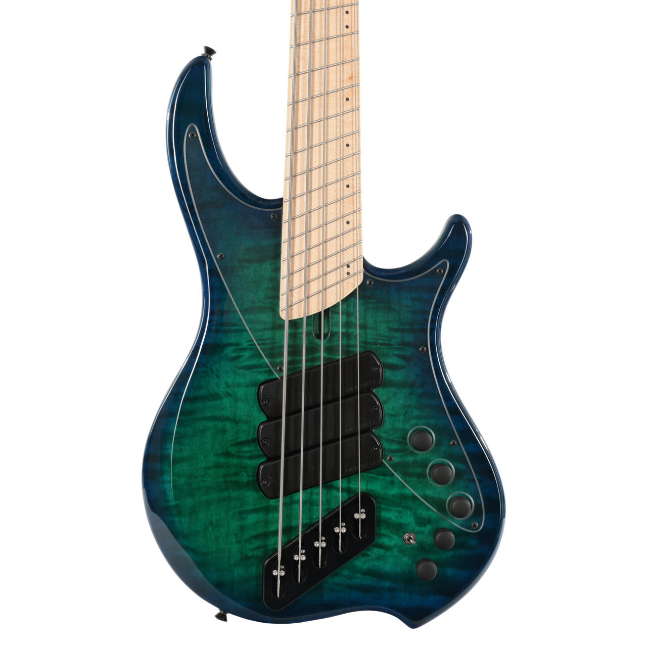 Dingwall Combustion Nashville Edition 5-String Bass Guitar in Quilted Whalepool Burst, Maple Board Dingwall Combustion Nashville Edition 5-String Bass Guitar in Quilted Whalepool Burst, Maple Board