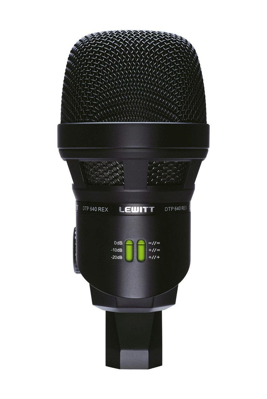 Lewitt DTP 640 REX Dual-Capsule Kick Drum Microphone Lewitt DTP 640 REX Dual-Capsule Kick Drum Microphone