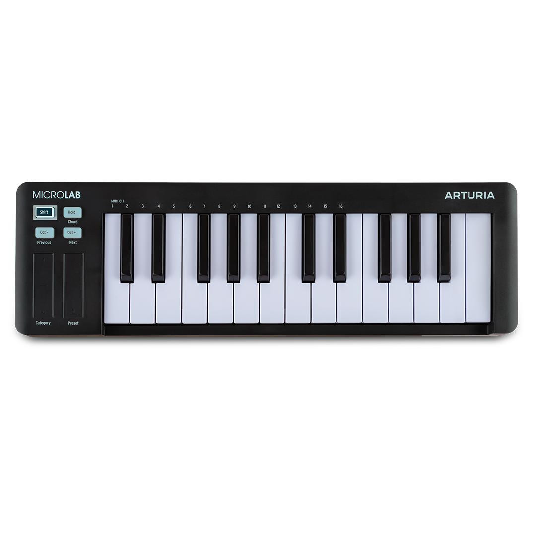 Arturia Microlab MK3 25 Key MIDI Keyboard & Controller in Black Arturia Microlab MK3 25 Key MIDI Keyboard & Controller in Black