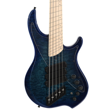 Dingwall NG-3 5-String Electric Bass Guitar in Black with Maple