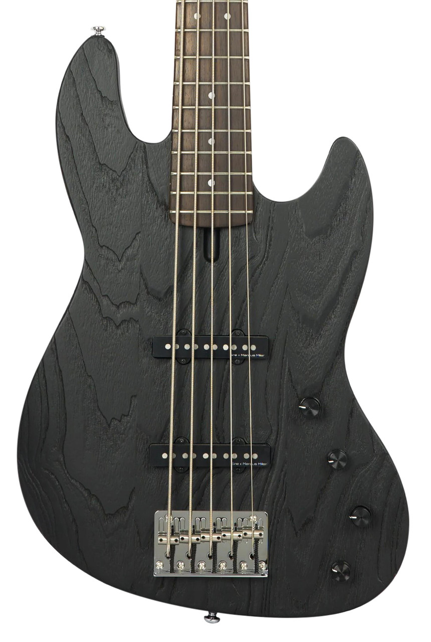 Sire Marcus Miller V6 5-String Bass Guitar in Black Sire Marcus Miller V6 5-String Bass Guitar in Black