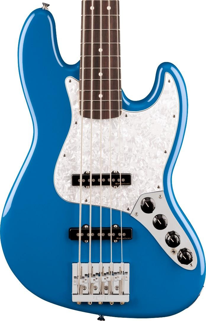 Fender Player II Modified Jazz Bass Guitar V in Electric Blue Fender Player II Modified Jazz Bass Guitar V in Electric Blue