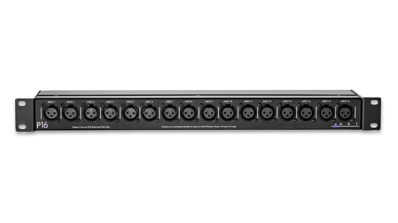 Art P16 XLR Balanced Patch Bay