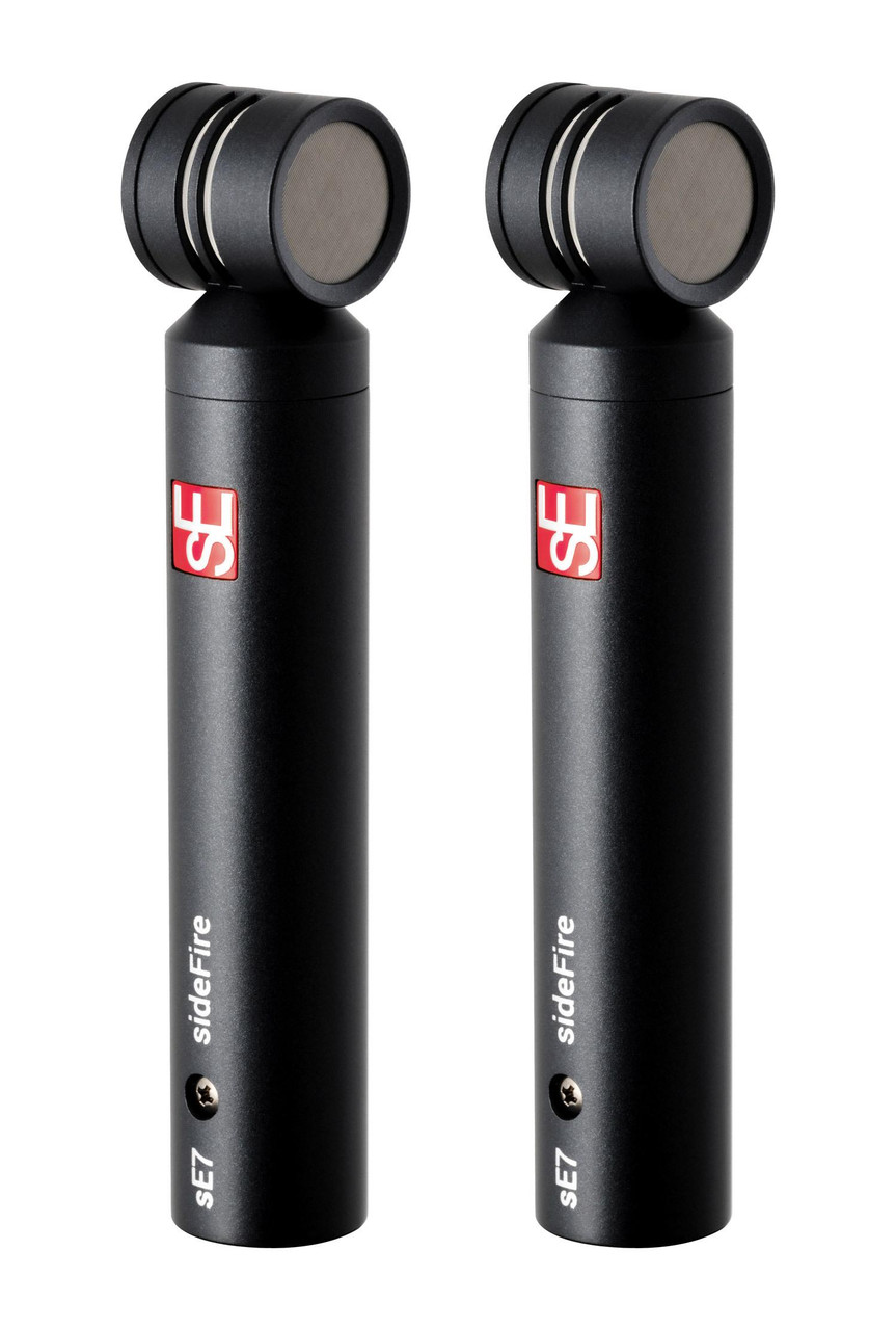 sE 7 Sidefire Electronics Factory Matched Pair of sE7sF Microphones with Clips sE 7 Sidefire Electronics Factory Matched Pair of sE7sF Microphones with Clips
