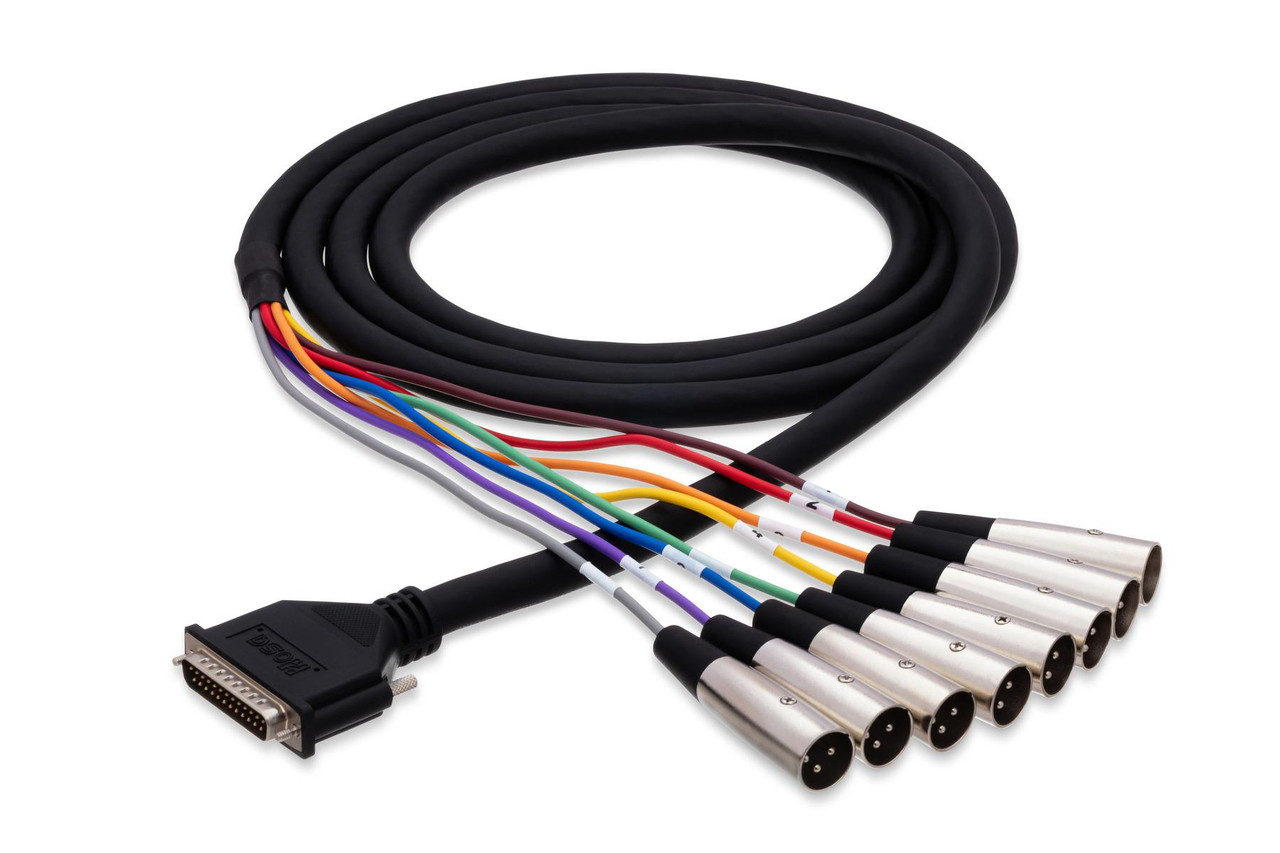 Hosa Balanced Snake, DB25 to XLR3M, 7M Hosa Balanced Snake, DB25 to XLR3M, 7M