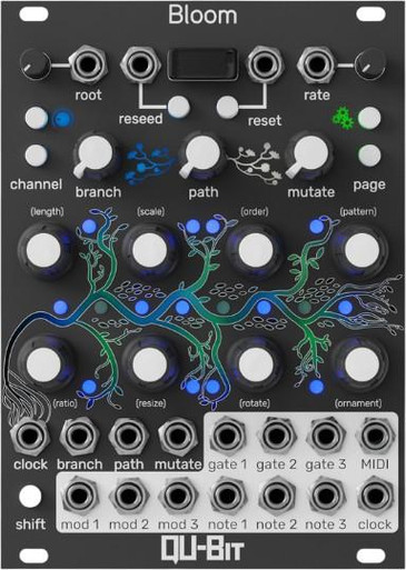 Qu-bit Electronix Bloom Silver・フラクタル シーケンサー・ユーロラック