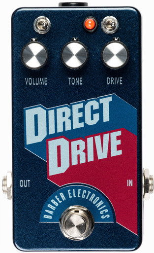 Barber Electronics Direct Drive Overdrive Pedal in Black