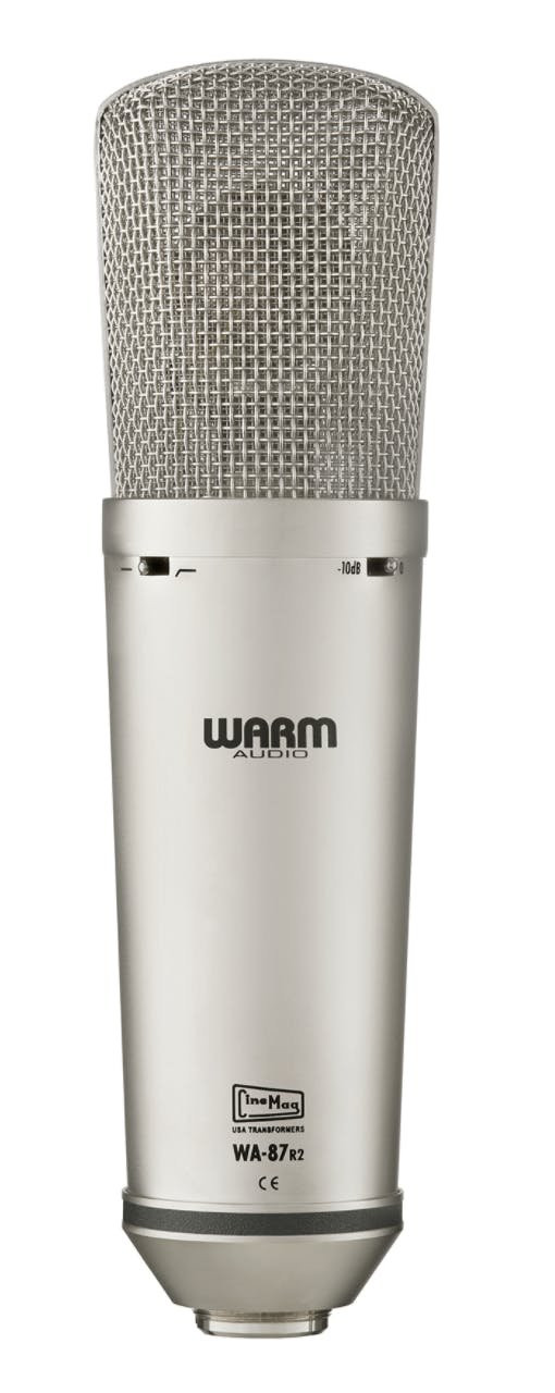 Warm Audio WA-87 R2 Vintage Condenser Microphone in Nickel Warm Audio WA-87 R2 Vintage Condenser Microphone in Nickel