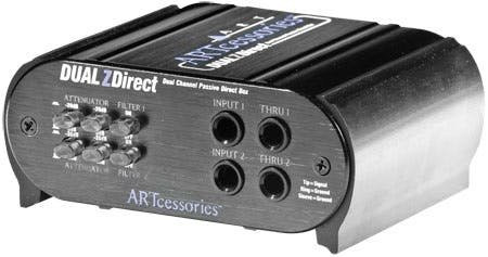 ART Dual Z-Direct 2-Channel Passive DI Box ART Dual Z-Direct 2-Channel Passive DI Box