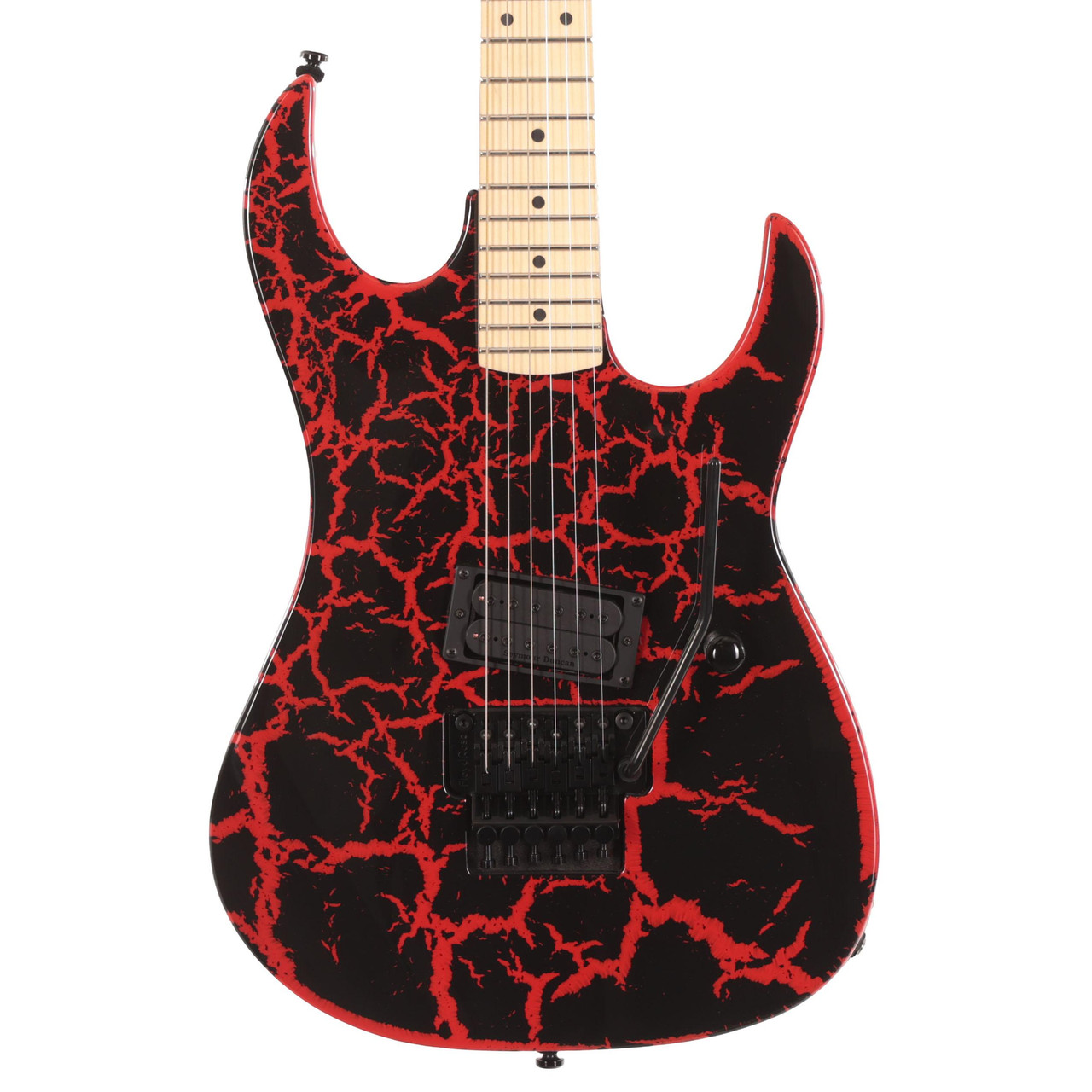 BC Rich Gunslinger Retro II Legacy Floyd Rose Guitar in Red Crackle BC Rich Gunslinger Retro II Legacy Floyd Rose Guitar in Red Crackle