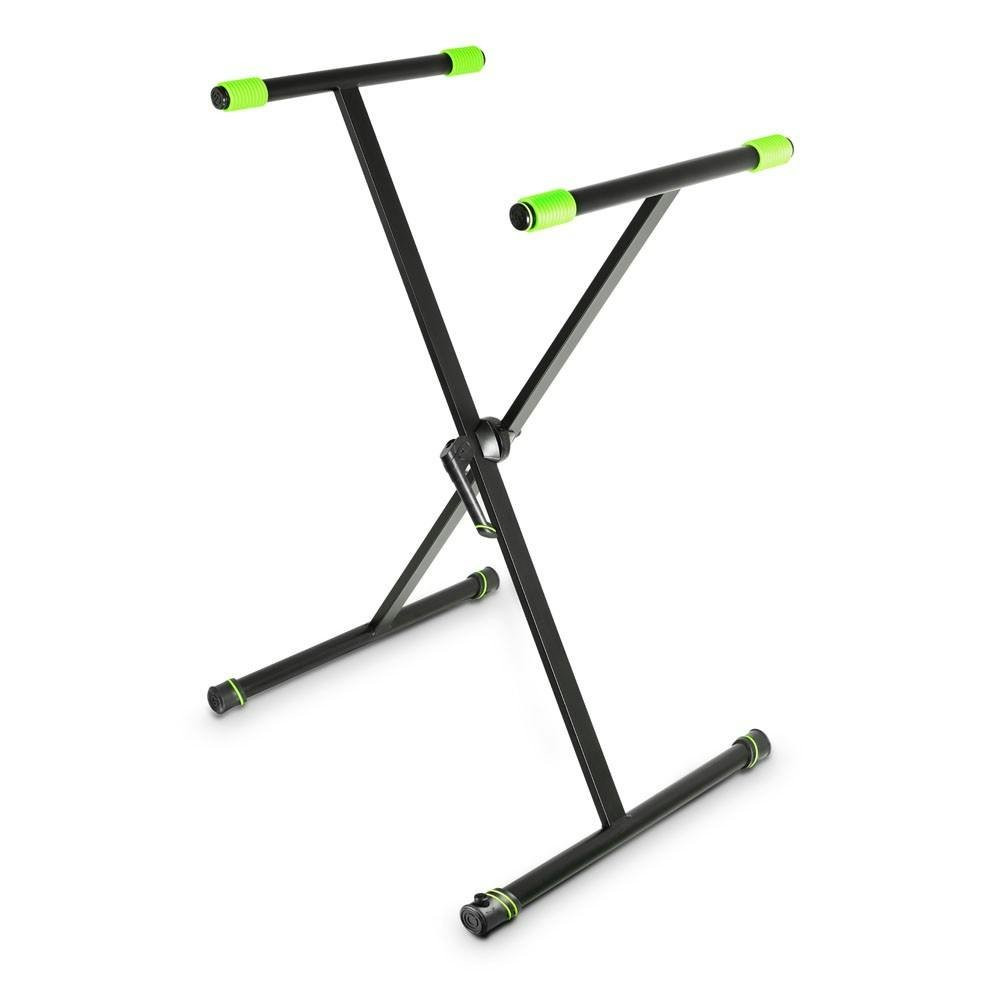 Gravity Single Braced Keyboard Stand X-Form in Black Gravity Single Braced Keyboard Stand X-Form in Black