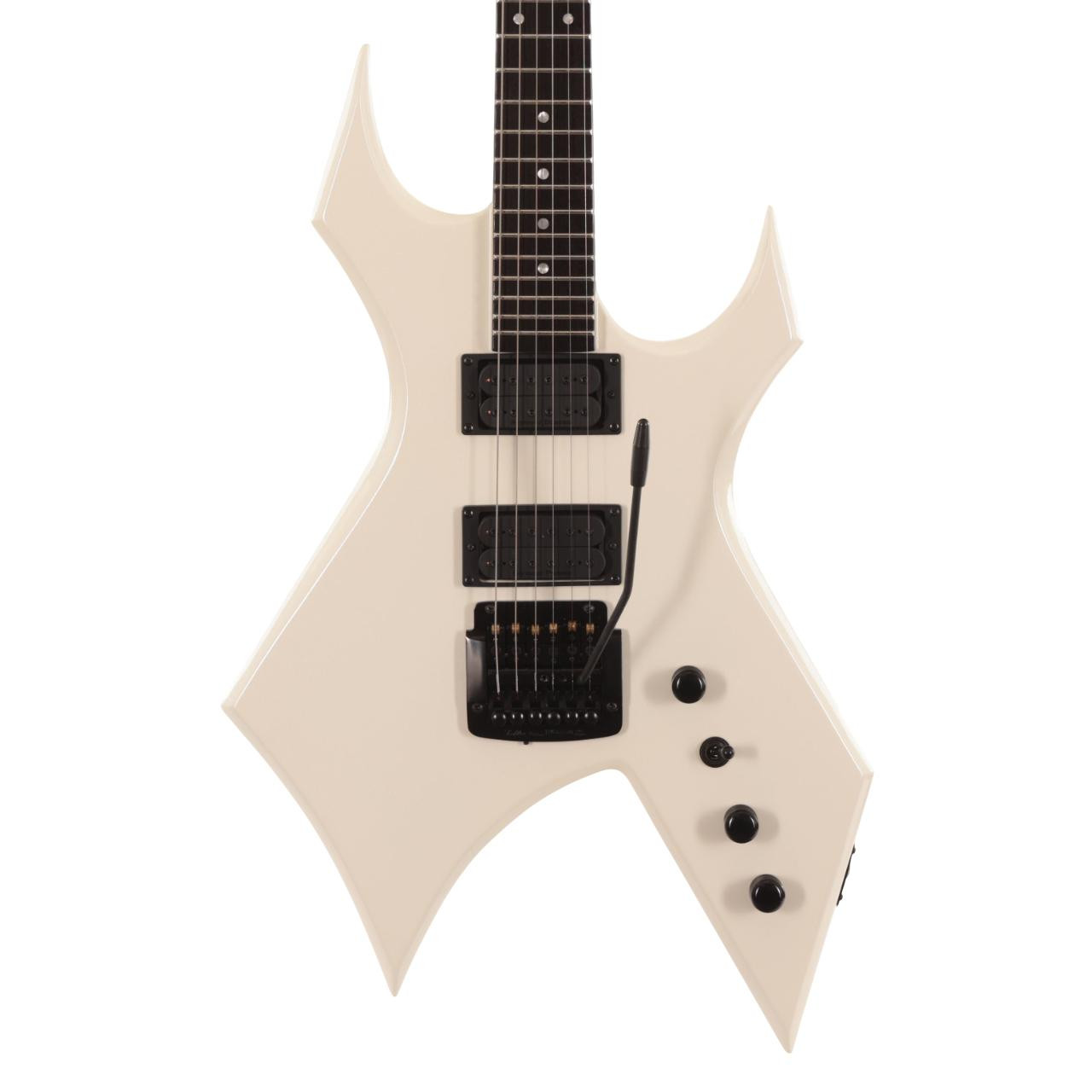 BC Rich Warlock Legacy with Kahler Trem Electric Guitar in Glitter Rock White BC Rich Warlock Legacy with Kahler Trem Electric Guitar in Glitter Rock White