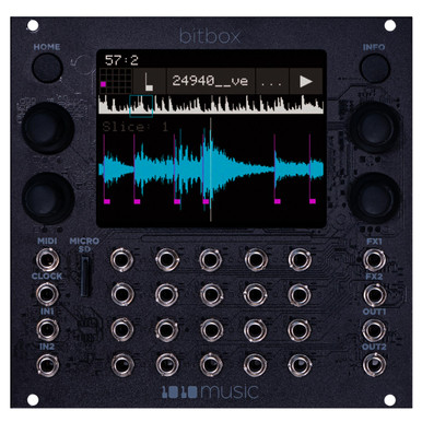 鍵盤楽器 1010MUSIC Bitbox Micro Black Edition 1010Music Bitbox MK2 Black Edition Eurorack Module - Andertons