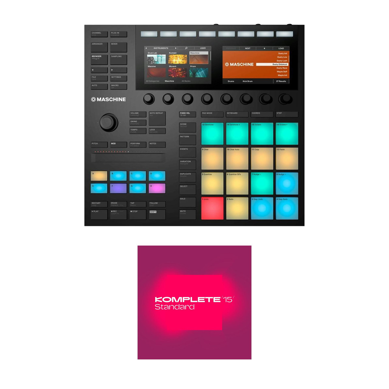 Native Instruments Maschine MK3 Black MIDI Controller - Andertons