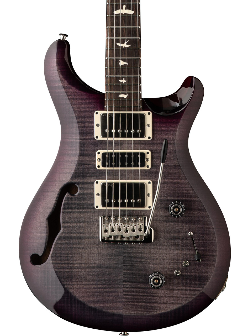 PRS S2 Special Semi-Hollow Electric Guitar in Faded Gray Black Purple Burst PRS S2 Special Semi-Hollow Electric Guitar in Faded Gray Black Purple Burst
