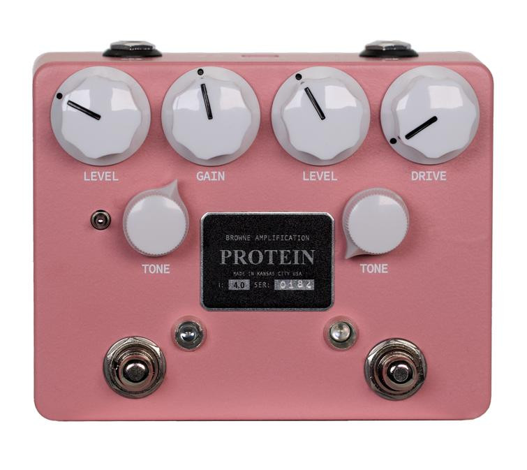 Browne Amplification The Protein V4 Dual Overdrive Pedal in Black