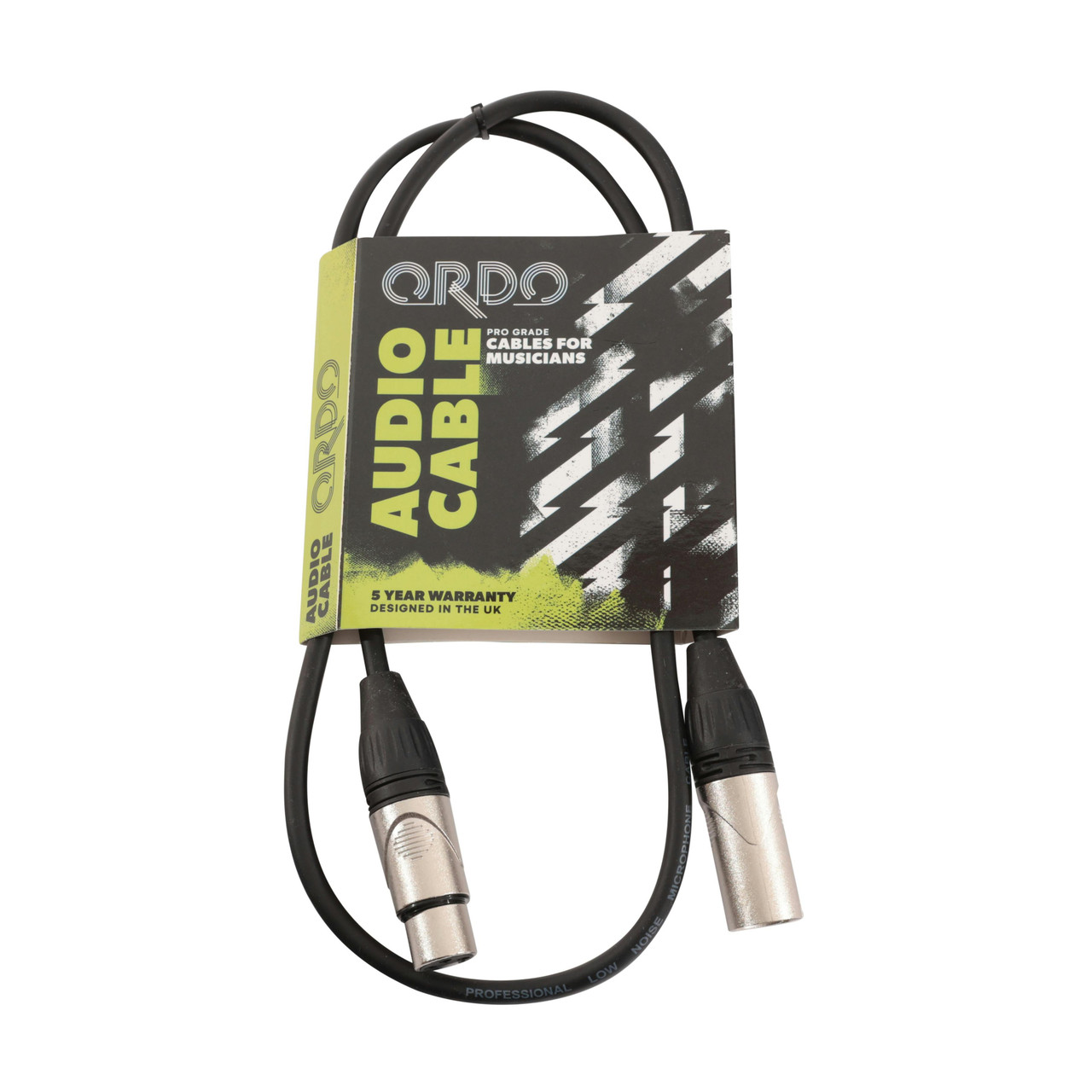 Ordo Deluxe Microphone Cable XLR to XLR 1m 3 feet Ordo Deluxe Microphone Cable XLR to XLR 1m 3 feet