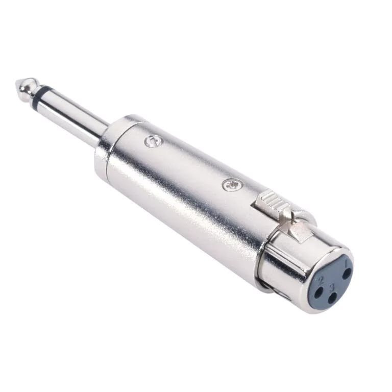 Andertons Pro Sound XLR female to 6.3mm mono socket (pin 2 hot) Andertons Pro Sound XLR female to 6.3mm mono socket (pin 2 hot)