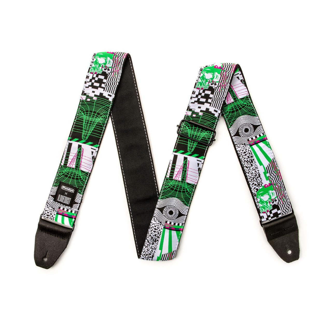 Jim Dunlop ILOVEDUST Tempest Fuzz Guitar Strap