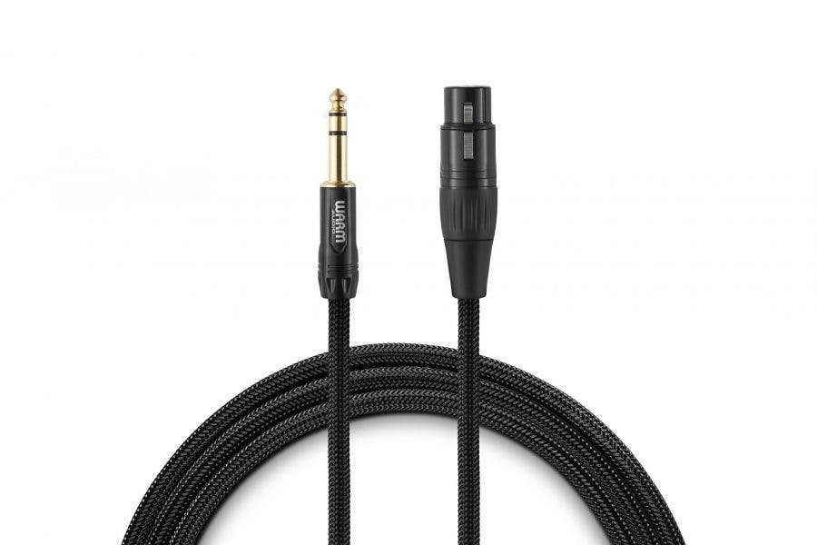 Warm Audio Premier Series Studio and Live XLR Female to TRS Male - 6 feet, 1.8 metres