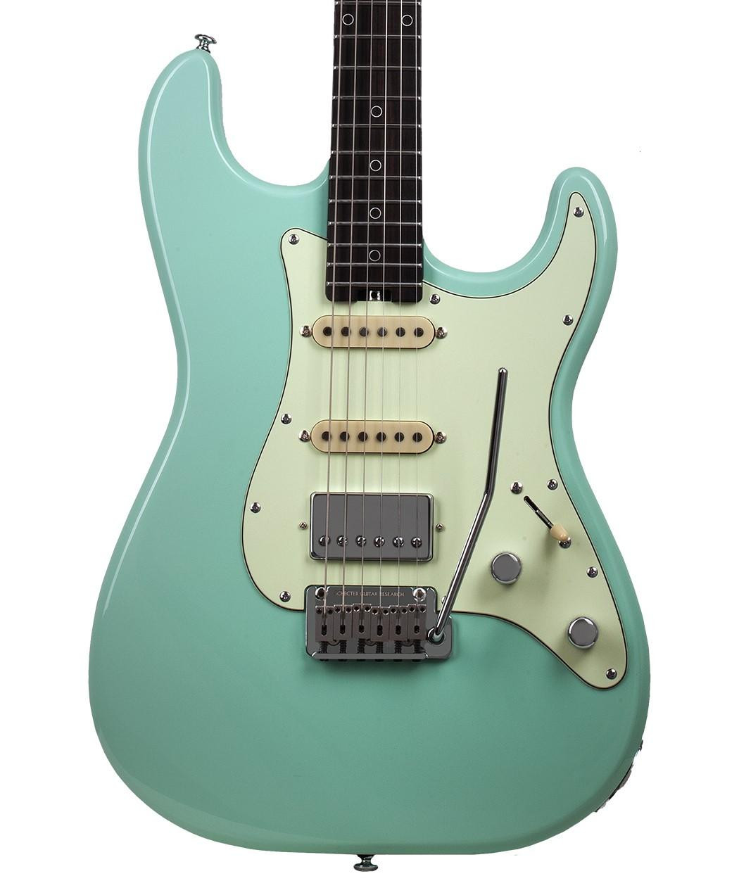 Schecter Nick Johnston Traditional 10th Anniversary HSS Atomic Green