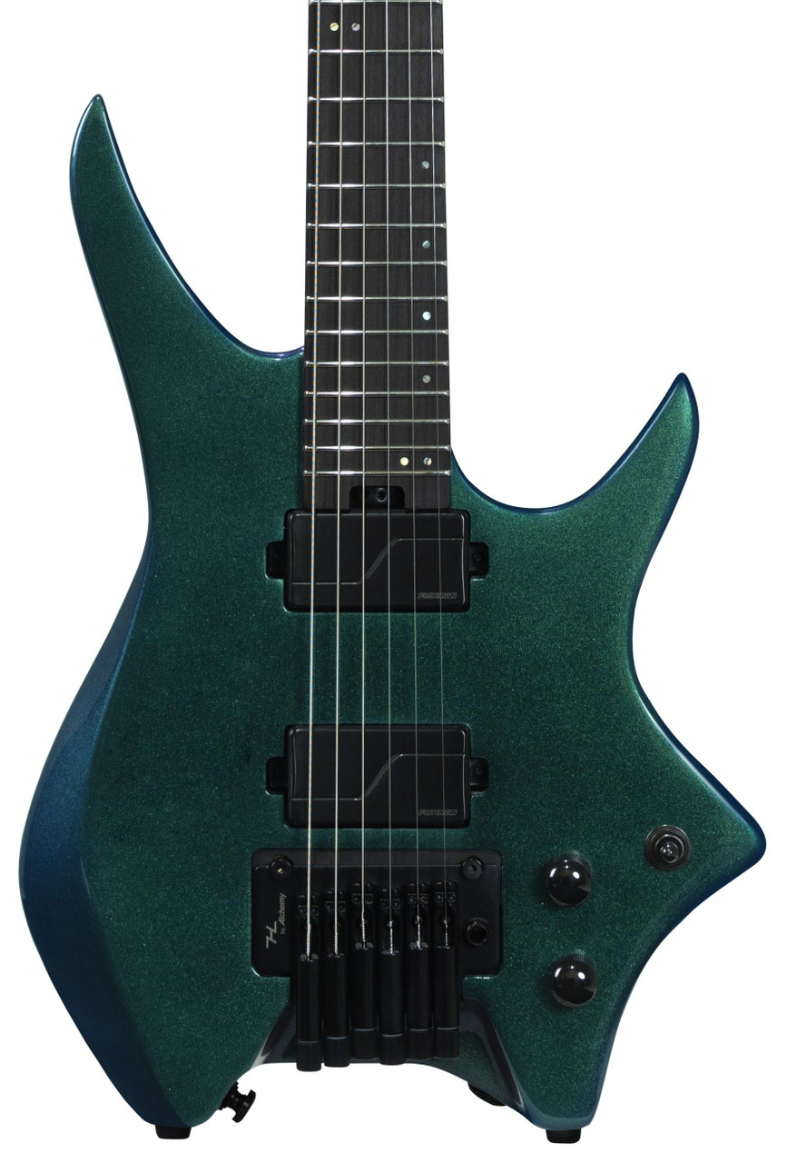 HILS HN6 Next Series Headless Electric Guitar In Cosmic Green