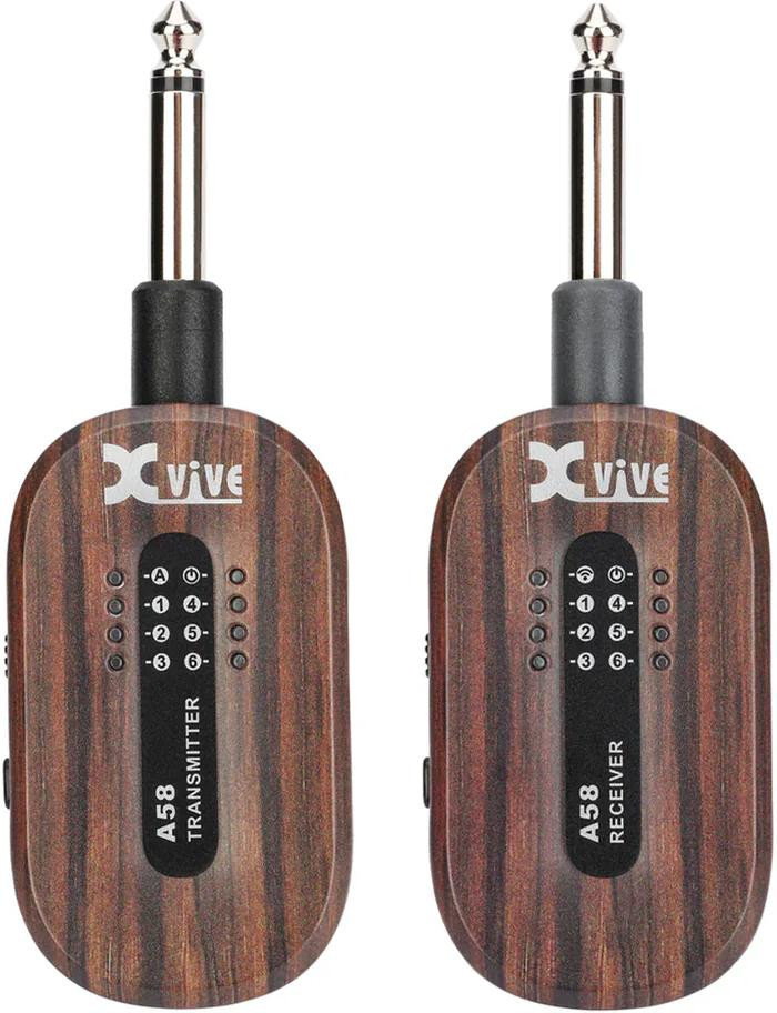 Xvive A58 - 5.8 Ghz Wireless Guitar System With Case - Rosewood Xvive A58 - 5.8 Ghz Wireless Guitar System With Case - Rosewood