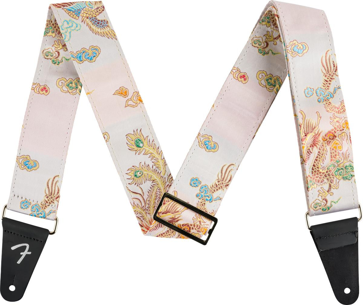 Fender Satin Dragon Strap in Ivory Fender Satin Dragon Strap in Ivory